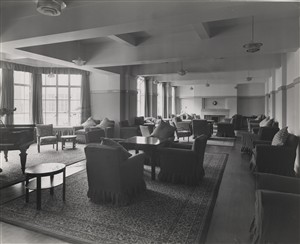 Photo:Probationers' sitting room, Nov 1937.